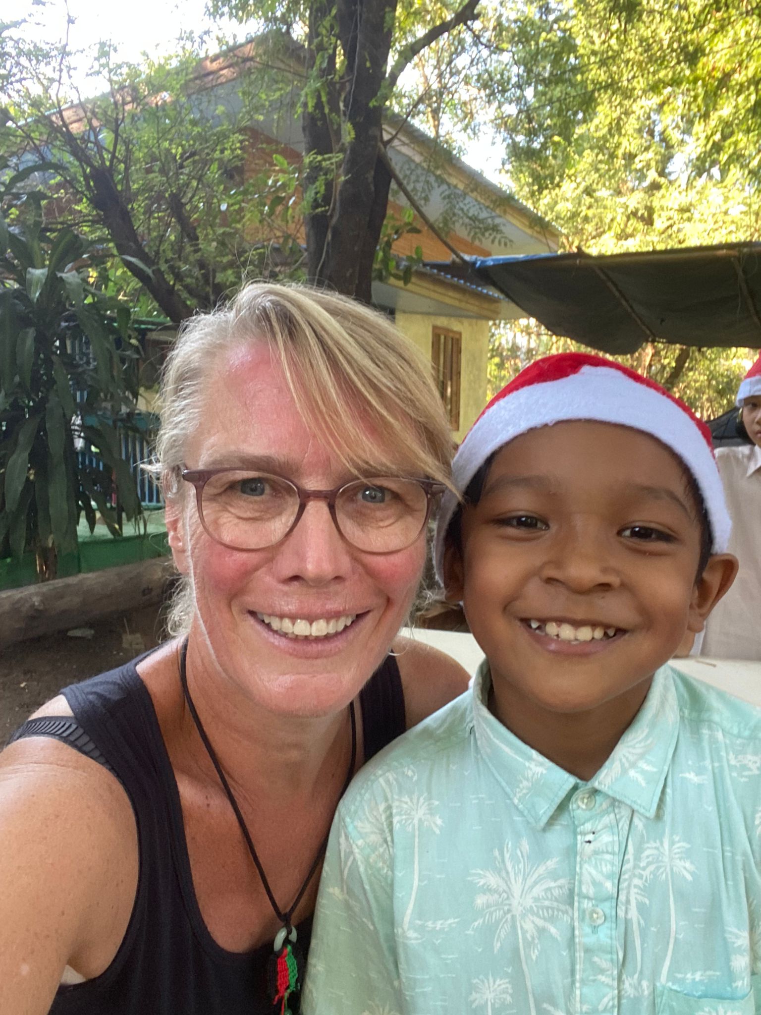 Nicole with kid